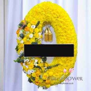 พวงหรีดพรีเมี่ยม premium wreath 36